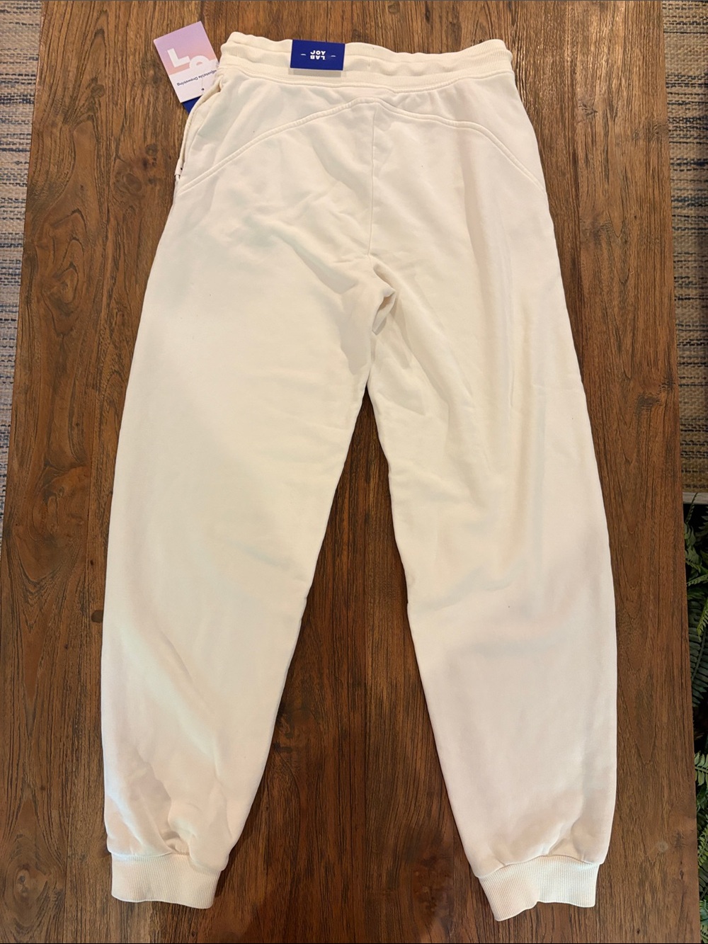 JoyLab Women’s Cream/Off-White Jogger Sweatpants - Picture 4 of 4